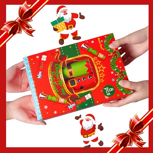 Moon Boat MB-NO-SNAP 8 Packs Christmas No-Snap No-Pop Santa Claus Elf Party Favor Holiday Supplies For Kids Adults thumb #3