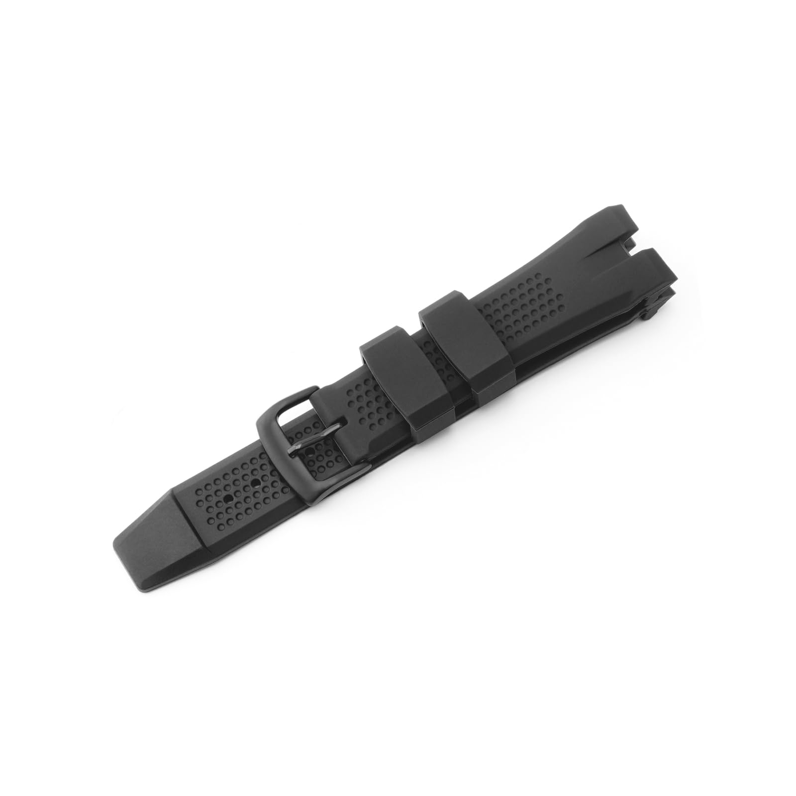Bracelet de rechange en caoutchouc de silicone souple compatible avec montre Citizen de 24 mm, pour séries AW1475 AW1476 AW1477 AW1479 CA4154 CA4155 CA4155-12L CA4159-03E CA4275, noir