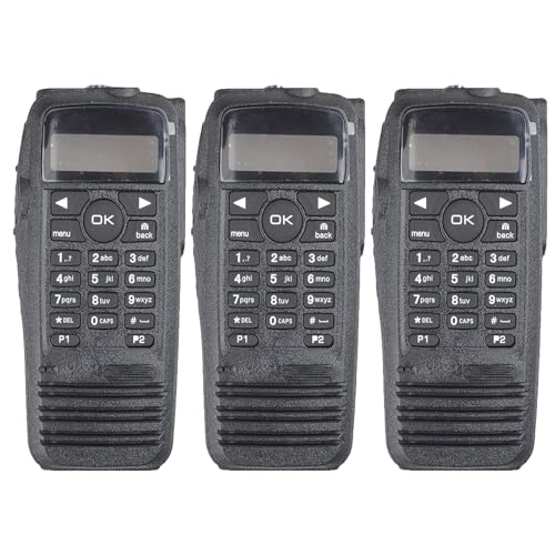 3Pack PMLN4646 XPR6550 Black Housing Case Front Cover with Speaker Compitable with XPR6550 XPR6580 XIR P8268 XIR P8260 DGP6150 DP3600 DP3601 Radio