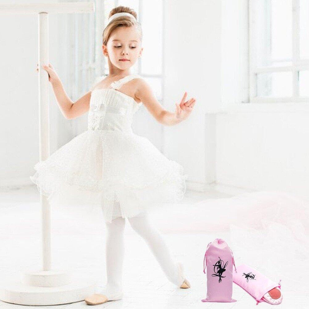 Housse Sac Levemolo Lot De 2 Sacs De Rangement Pour Chaussures De Ballet Avec Cordon De Serrage - En Satin - Lu00e9ger Et Facile U00e0 Nettoyer Sacs De Danse