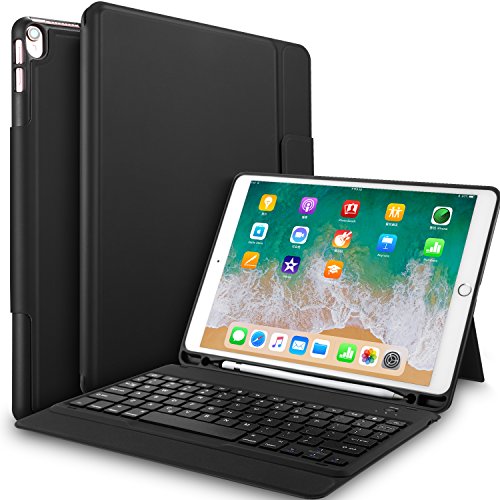 IVSO Keyboard Case for iPad Air 10.5(3rd Gen) 2019-One-Piece Keyboard Stand Case Cover