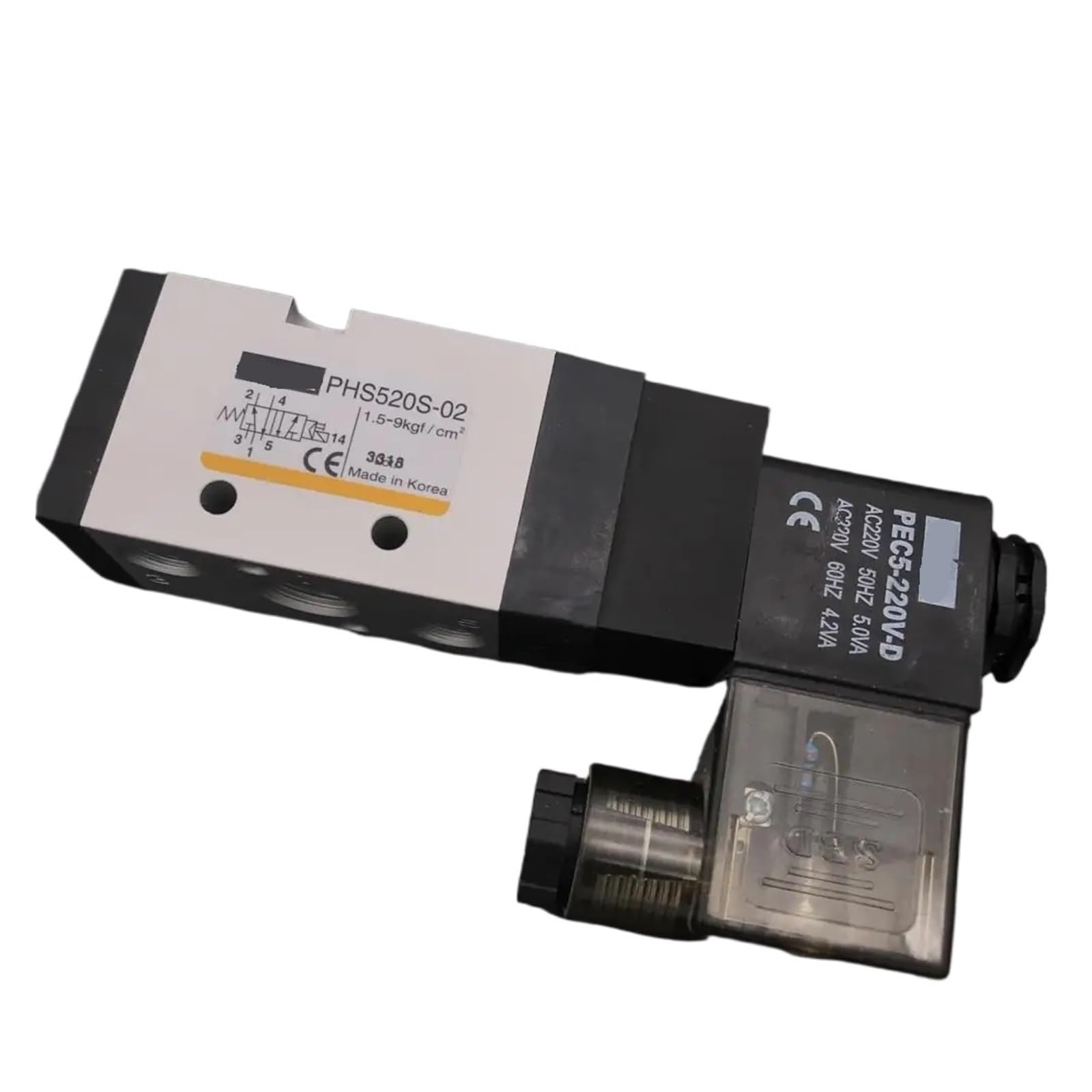 Électrovanne PHS520S-02-220V pour automatisation d'atelier