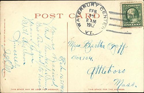 Miniatura 2 de Van Ness House Burlington, Vermont VT Original Antique Postcard 1912