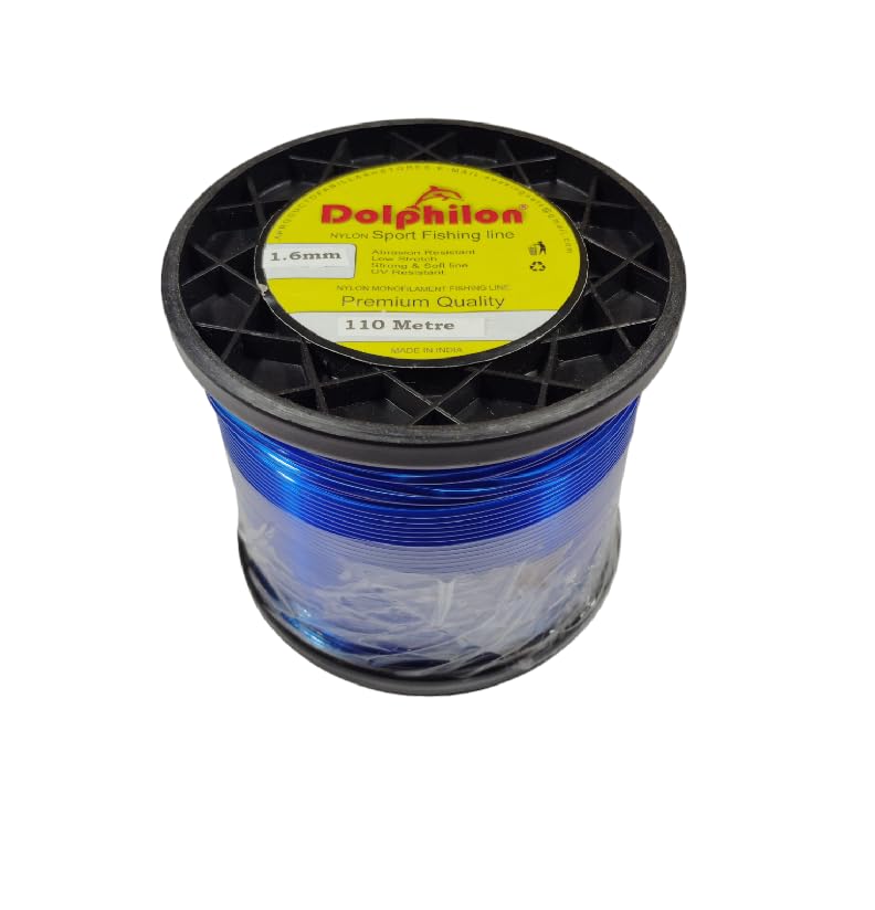 See full amazon price history chart for Nylon Mono Fishing LINE of 1.6 MM Diameter in Blue Color of 110METRE Length Nylon Mono Fishing LINE of 1.6 MM Diameter in Blue Color of 110METRE Length (B0CR18CW17) Amazon Price History, Amazon Price Tracker
