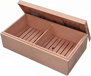 Cigar Humidor Cedar Wood, Cigar Box Without Paint, Cigar Cabinet, Cigar Box, Sealed Thickening Cigar Humidor,Cigar Box