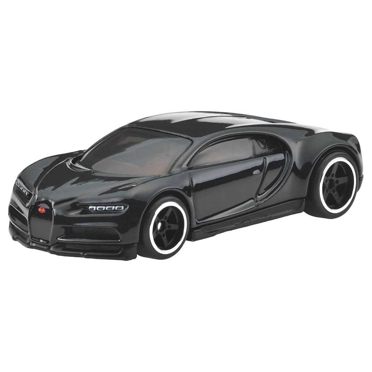 Hot Wheels Premium Boulevard '16 Bugatti Chiron, Schwarz, 10 Stück, 1/64