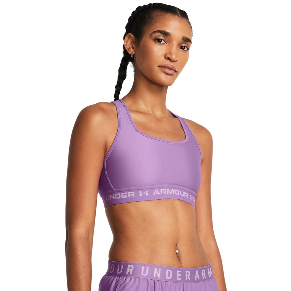 Under Armour Women's Crossback Mid Impact Sports Bra
