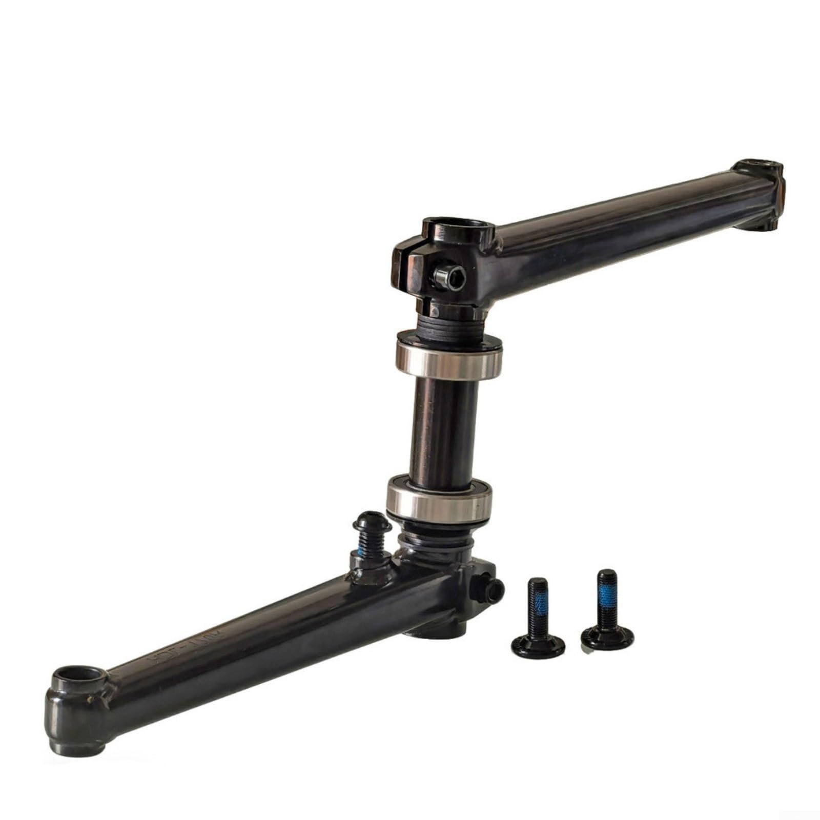 Guarnitura in 3 pezzi, 170 mm, pedivella in acciaio al cromo molibdeno con movimento centrale sigillato, guida laterale destra 8T per guida su strada