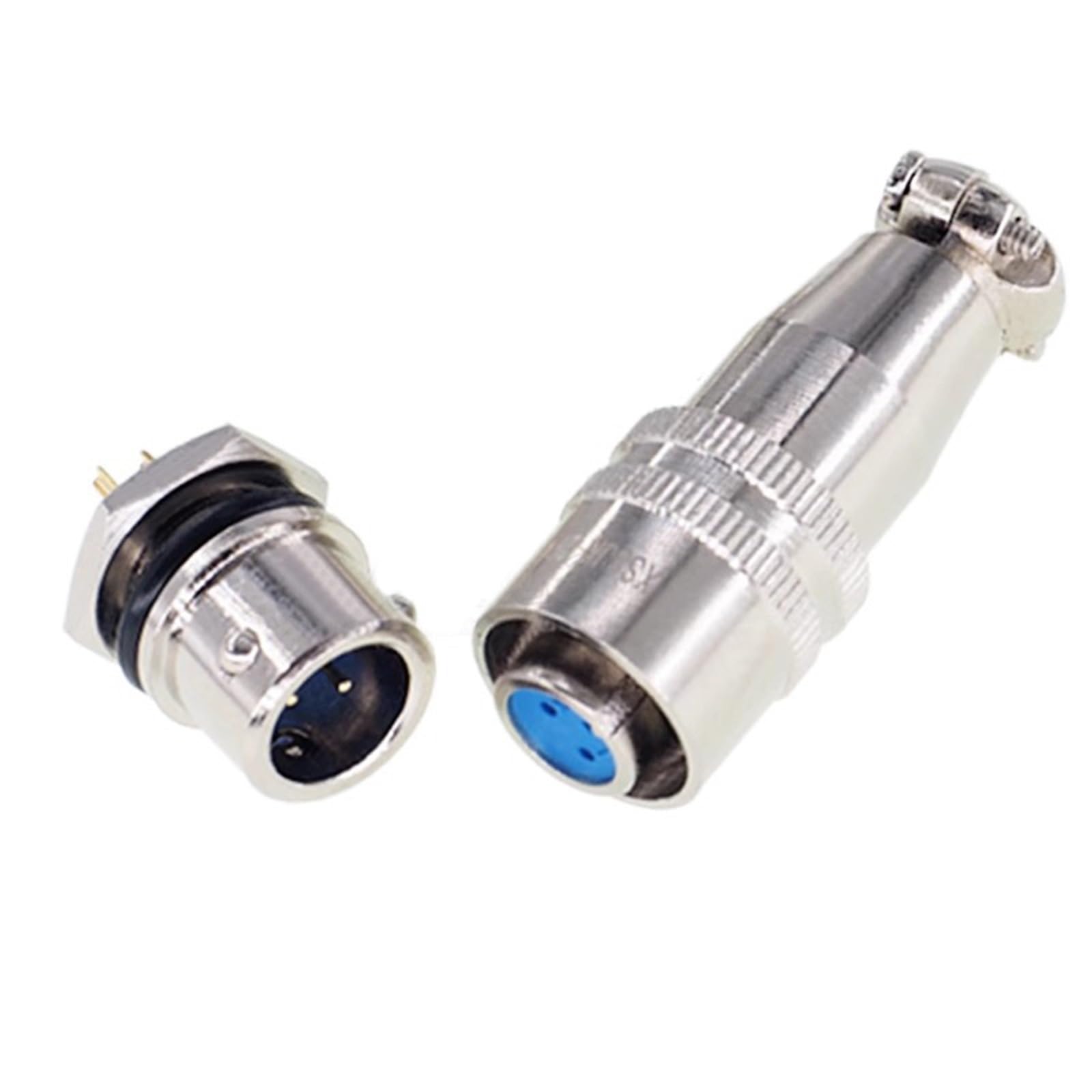 5/20PCS XS8 XS9 XS10 Connector Push-Pull Quick Connector 2 3 4 5 PIN Gold Plated Contact Male Female Socket ﻿(XS8-2P,20pcs)