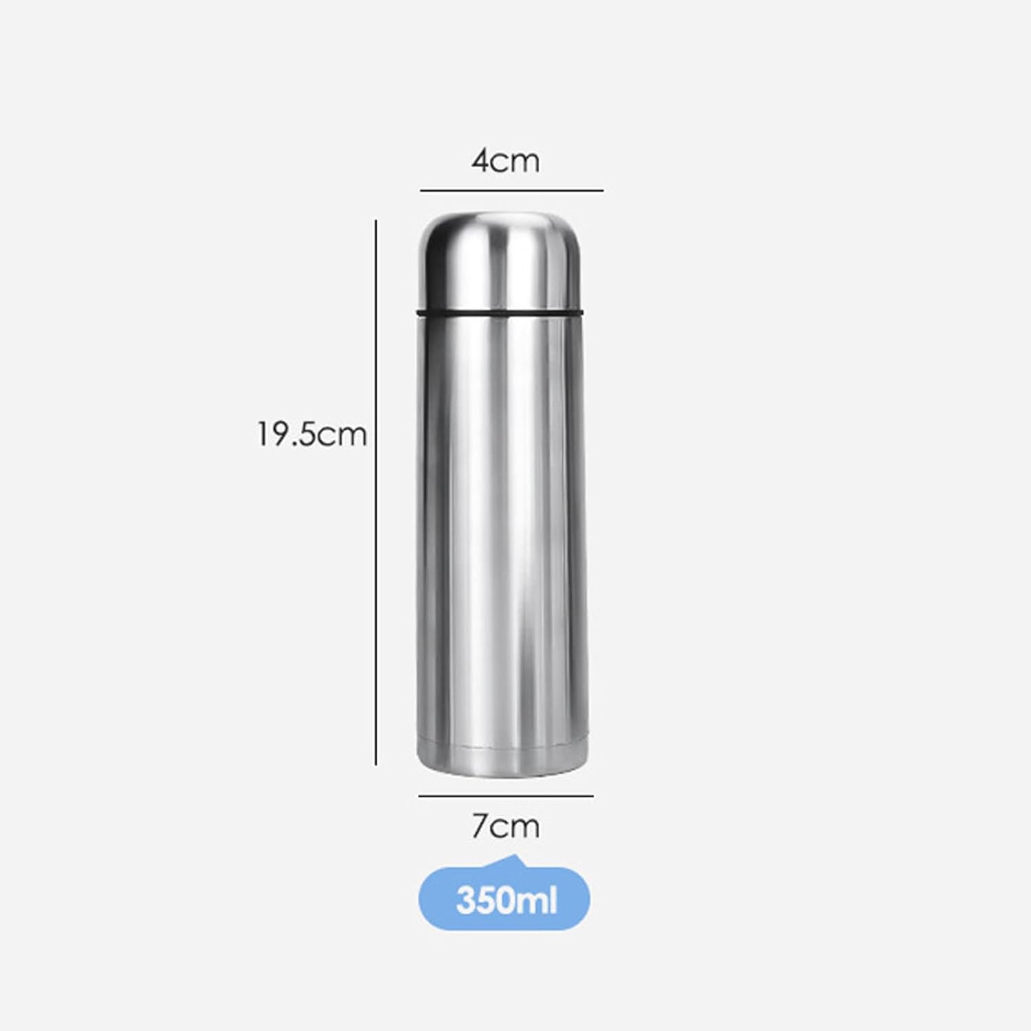 Stainless Steel Insulated Thermal Bottle With Cup Double Walled Flask Vacuum Insulated Tumbler Water Bottle for Tea Hot And Cold Drinks Coffee Cup Sport Travel Mug (12 Ounces) - Image 2