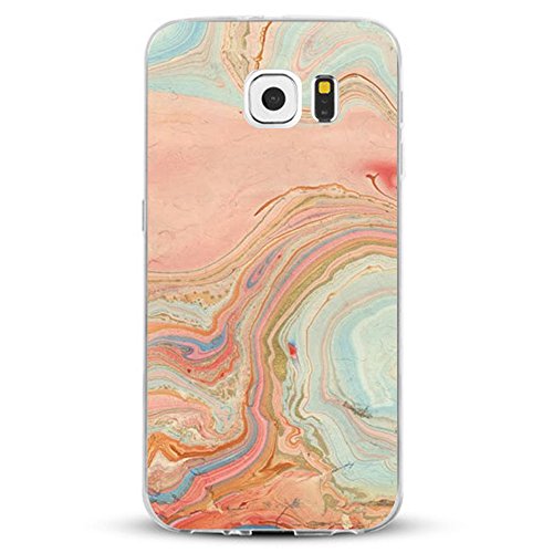 Teryei Funda Samsung Galaxy S6 Edge Plus Suave Silicona Carcasa full Proteccin marmol Patrn Ultra Slim Anti Scratch Cover Absorcin Choque para Samsung Galaxy S6 Edge Plus 1