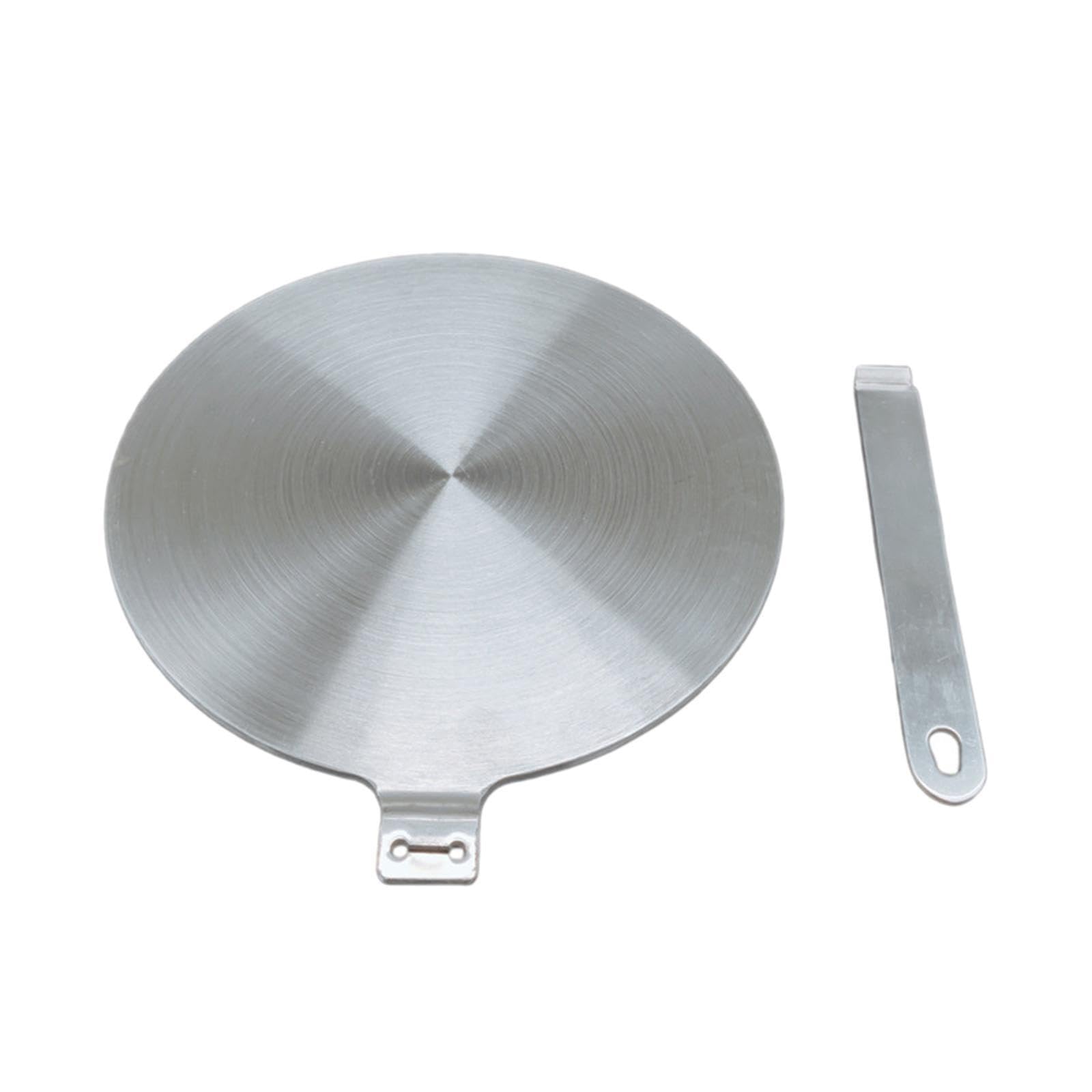 PIXZCSA Induction Plate Adapter Heat Diffuser Plate Designed For Safe Usage Prevents Overheating While Distributing Heat Evenly Stainless Conduction Diffuser, 23.5cm