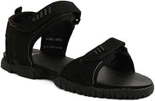 boys black sandals