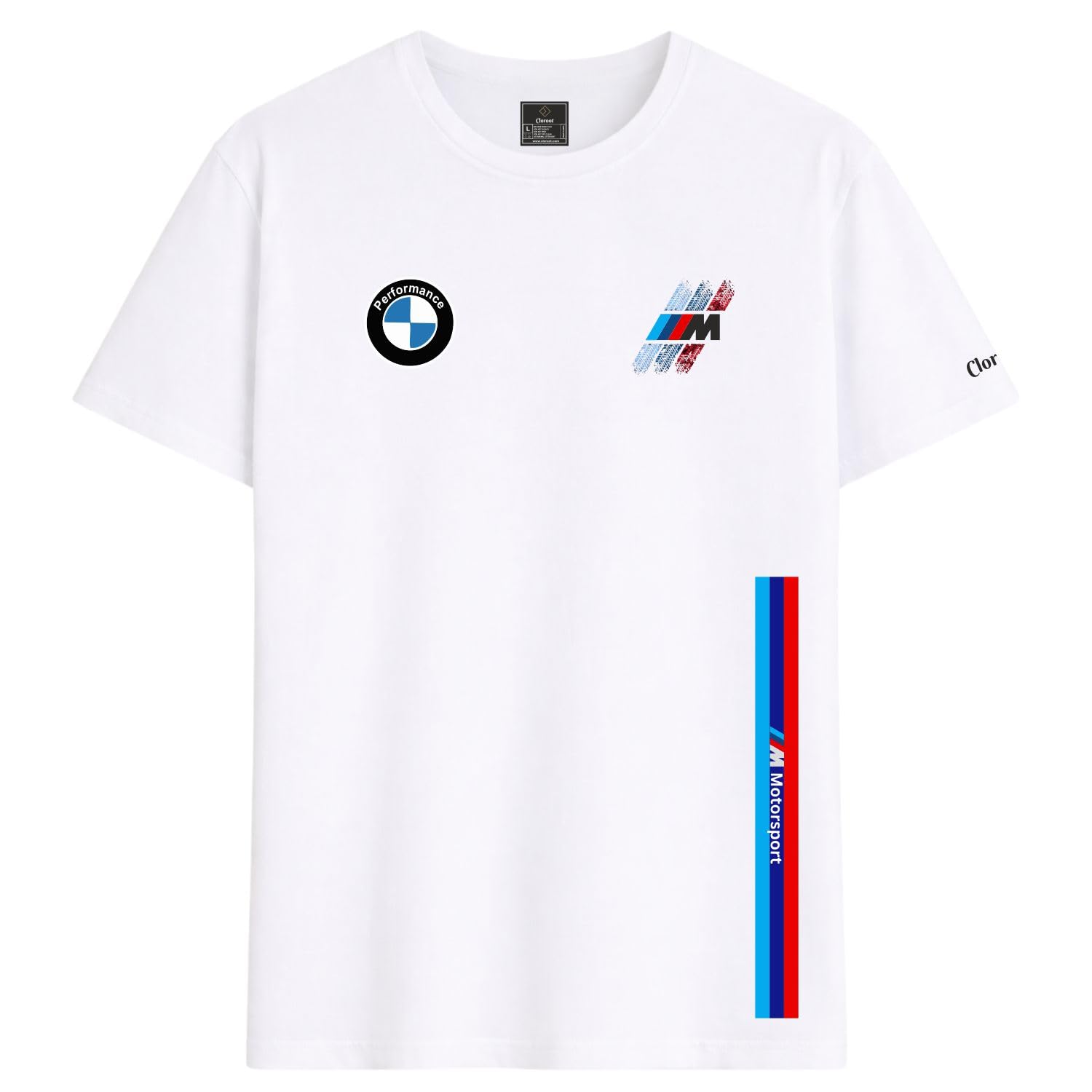 Men’s Motorsport Racing Printed T-Shirt Black Cotton Regular Fit Round Neck Half Sleeve Casual Graphic Biker Streetwear Tee for Men-picture-11