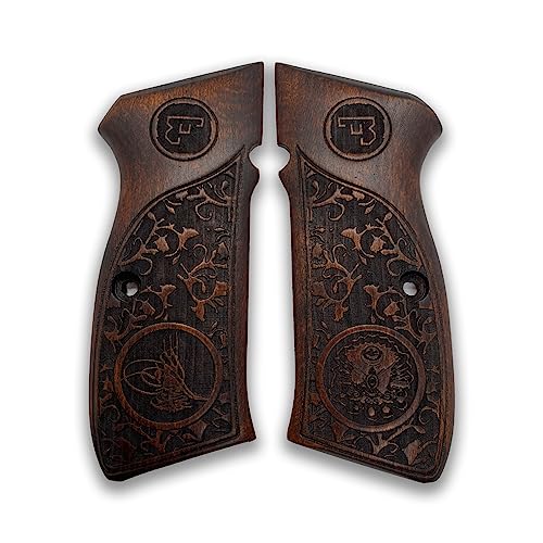 Poignée CZ-75 bois de noyer Ars.050 plaquette pistolet de tir sportif