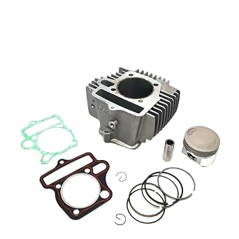 52.4mm 54mm 55mm 56.5mm Cylinder Compatible with Lifan 125CC 138CC 140CC 150CC Fits 1P52FMI 1P54FMI 1P55FMJ 1P56FMJ Models Engine Parts Compatible with Pit Bike Dirt Bike Motorcycle150CC-56.5mm