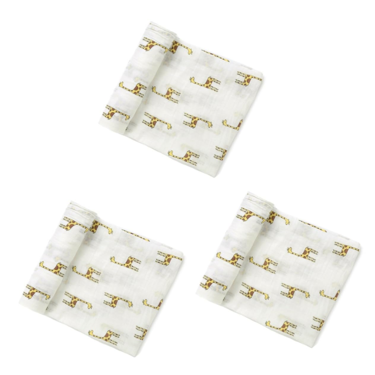 BESTonZON 3 Pz coperta infantile gli elementi essenziali del bambino devono avere coperta per bambini in mussola asciugamano fasciare coperta di mussola coperta per neonati ragazza necessità