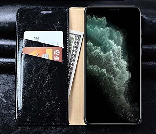 Étui iPhone 12 Pro Max rouge en cuir TPU avec clapet magnétique