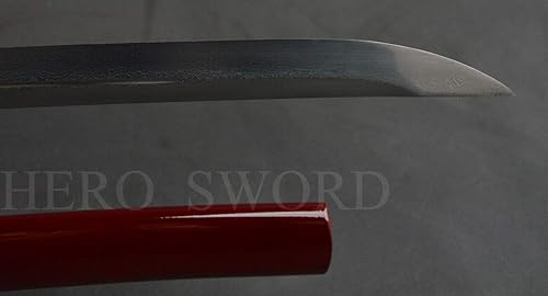 Miniatura 9 de HERO SWORD Hecho a mano Naginata Combat Damasco Doblado Acero Japonés Samurai Espada Espada Espada Espiga Completa Hoja Muy Afilada