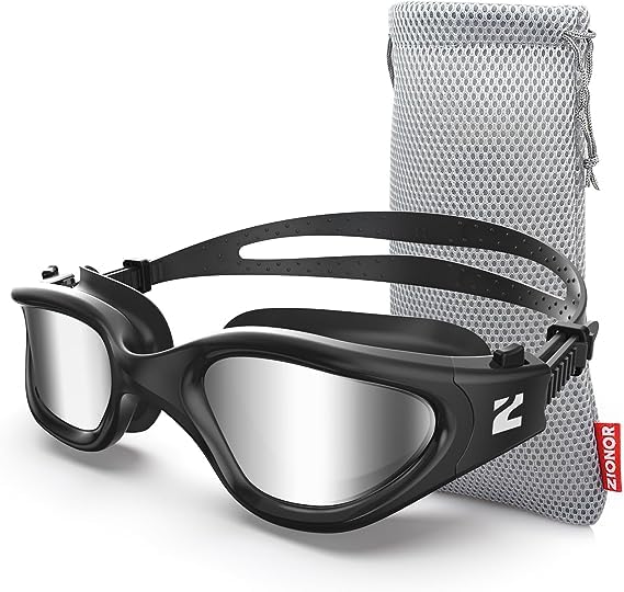 ZIONOR Occhiali da nuoto G1SE occhialini da nuoto per uomo e donna con protezione UV anti appannamento comfort professionale