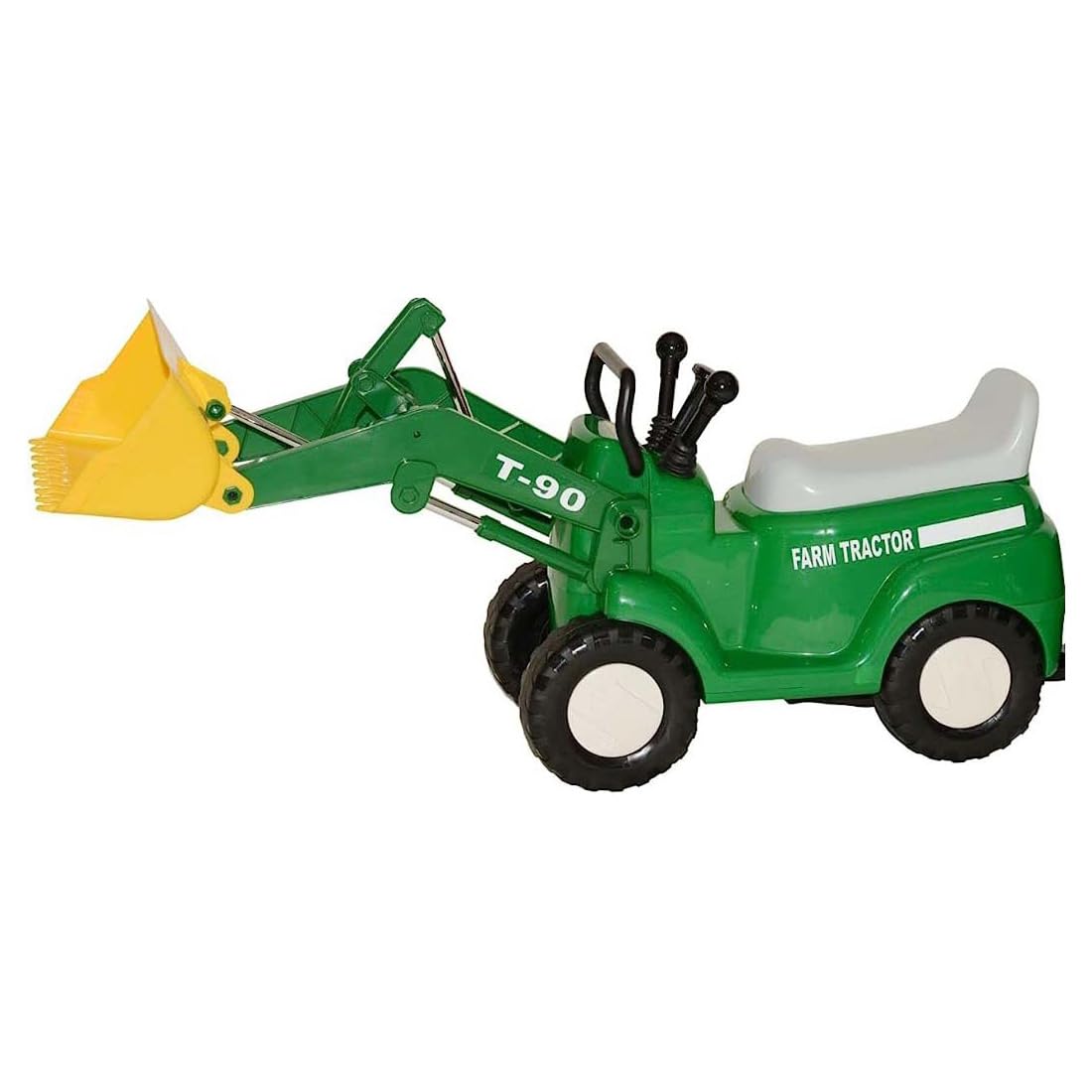 Tractor agrícola con pala grande y remolque extraíble | Ruedas gratis | Sonido realista del motor 5
