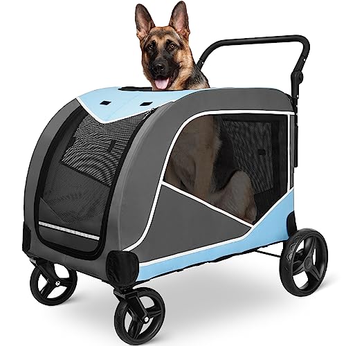 Dog Stroller For 2 Large Dogs 2023 Vet Ranch We Love Pets