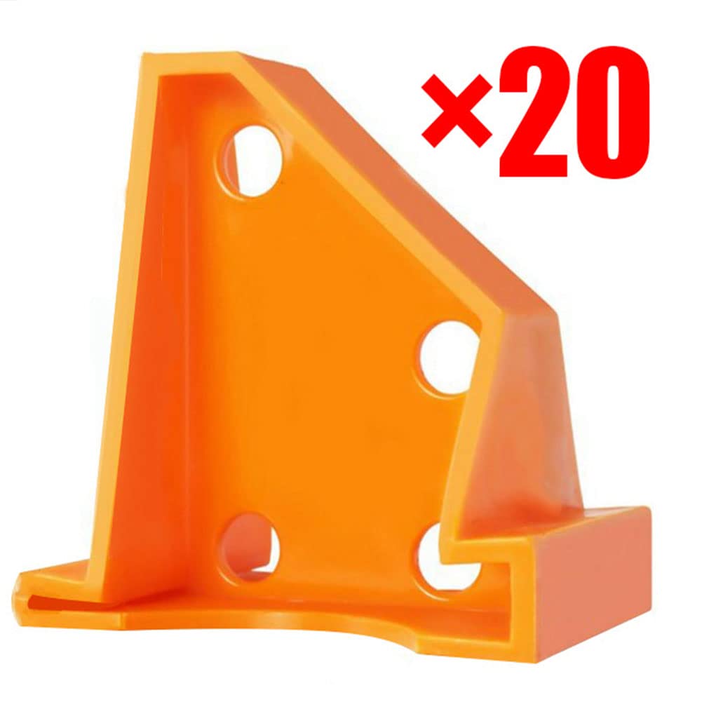 Espaciadores de piso, paquete de 20 herramientas de suelo de madera laminada, espaciadores de suelo con espacio de 1/4 pulgadas y 1/2 pulgadas, compatible con tablones de vinilo, suelo compuesto