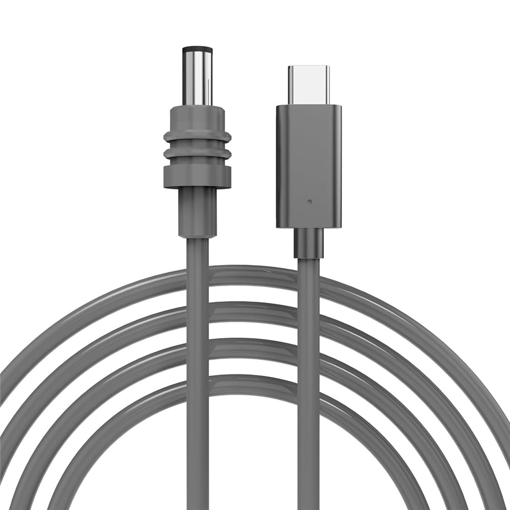 DANLIKT Starlink Mini cavo, Starlink Mini 12 V, IP68 100 W, ingresso USB di tipo C su cavo di ricarica impermeabile con spina cava, Starlink Mini cavo di alimentazione per Starlink Mini (2 M/6,5 FT