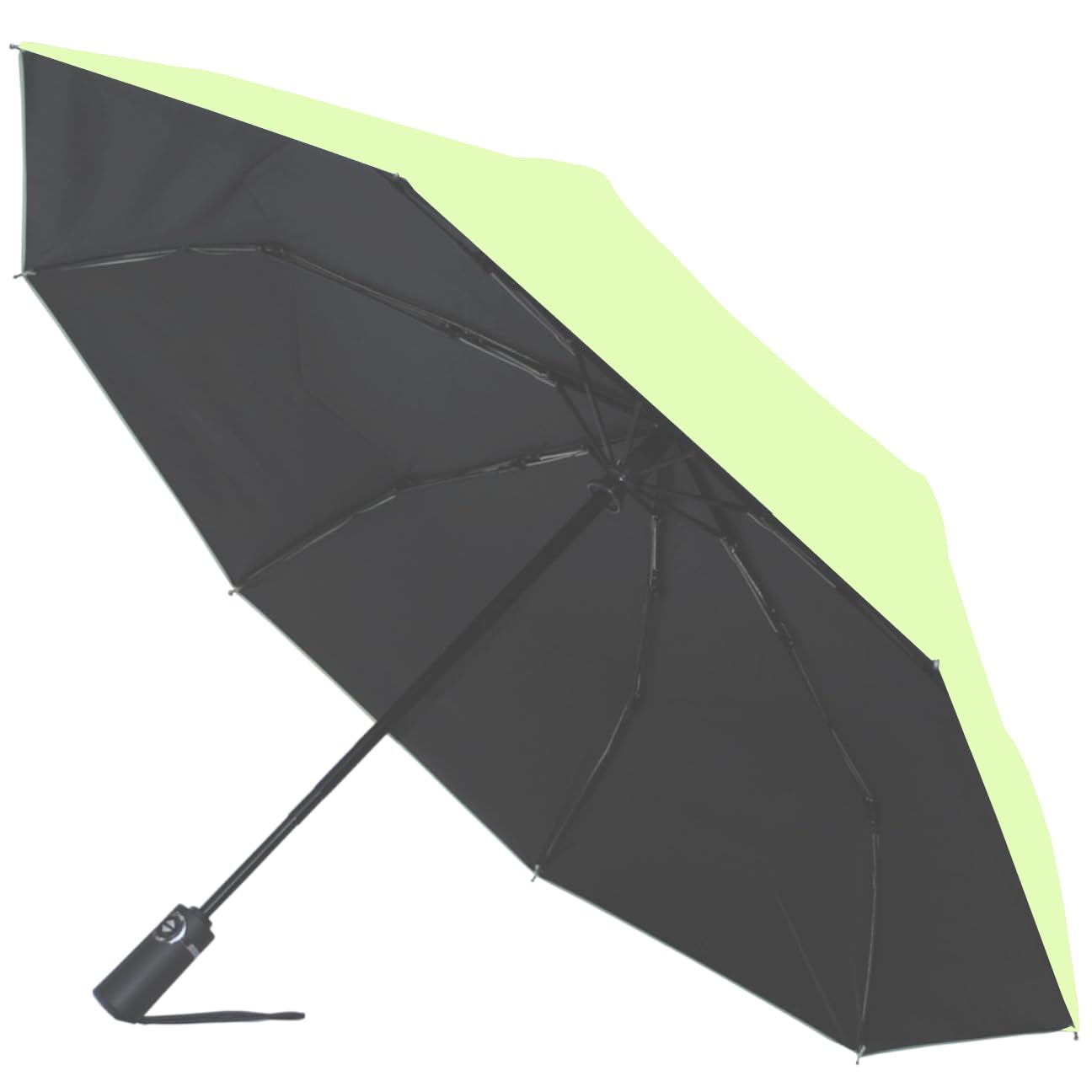 COLLAR AND CUFFS LONDON - 2 w 1 - DUAL PURPOSE - Parasol przeciwsłoneczny blokujący promieniowanie UV - wodoodporny na deszcz - wiatroszczelny 50 km/h - małe, mocne składanie, automatyczne otwieranie