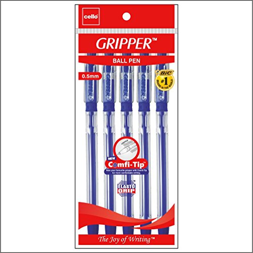 Image of Cello Gripper Ballpen - Pack of 250 (Blue - Pouch Packing)