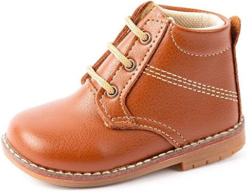 Little Sol LLC Baby First-walkers Boots (Tang, us_footwear_size_system, infant, men, age_range, medium, 6_months, 12_months)