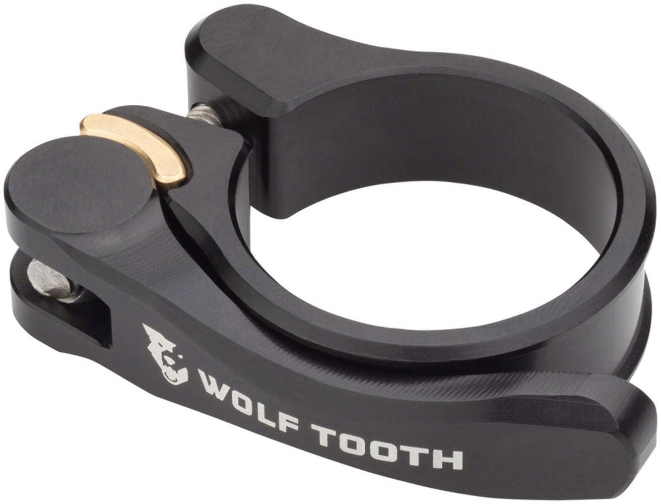 Wolf Tooth QR Quick Release Seatpost Clamp - 34.9mm, Black