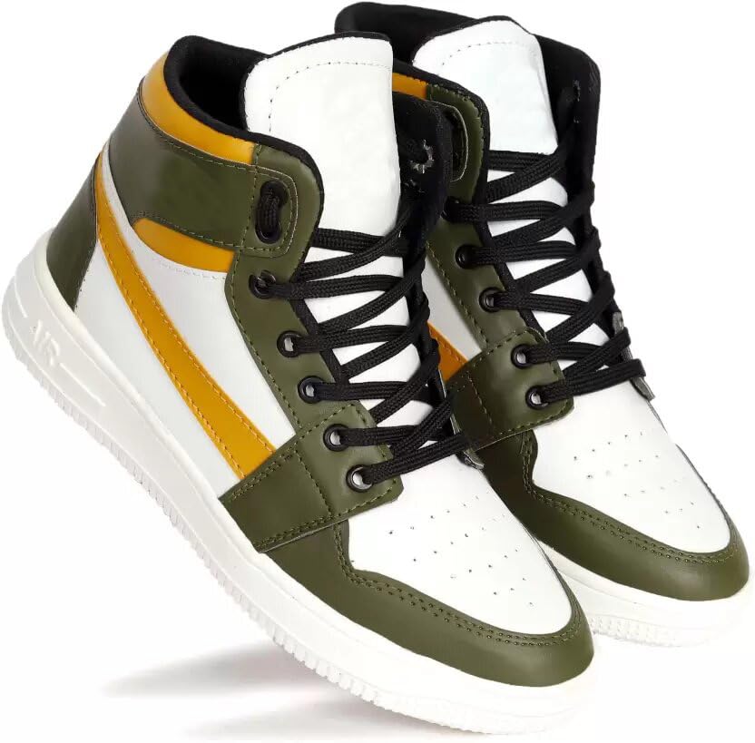 VEPIC Mens Stylish Canvas Sports Sports Shoes| Jeans Wear Solid Colored|Outdoor Shoes| Shoes|Comfortable & Lightweight Shoes| (Olive, 9) (B0D9FG6HZ3) Amazon Price History, Amazon Price Tracker