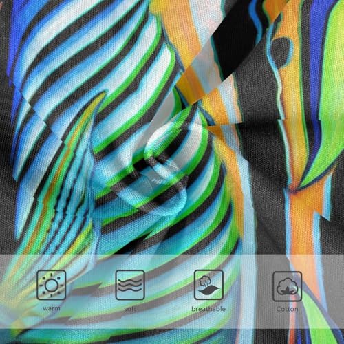 Toddler Underwear Floral 2t Cotton Little Girl Panties Print Briefs Underpants Colorful Tropical Fish Green Blue3