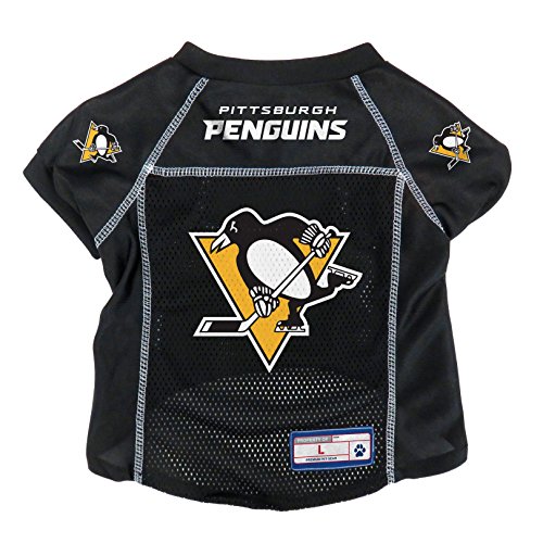 Littlearth Unisex-Adult NHL Pittsburgh Penguins Basic Pet Jersey, Team Color, Medium