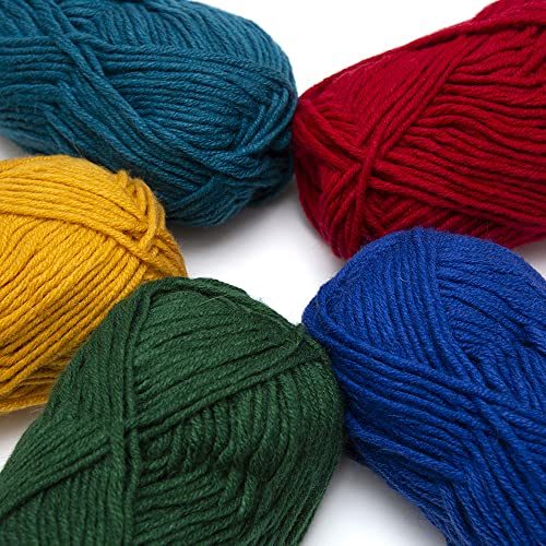 Blend Alpaca Yarn Wool 1 Skein Bulky Weight - Heavenly Soft And Perfect For Knitting And Crocheting (Steel Blue, Bulky Weight) #TOP4