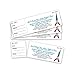 DocuGard Perforated Paper for Deposit Tickets, Raffle Tickets, and More, Tear-Away Stubs, 8.5 x 11, 24 lb, 4 Perfs, 500 Sheets, White (04289-1)