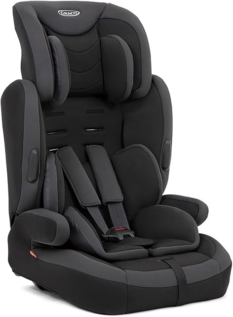 Graco Endure Group 1/2/3 Car Seat, Black/Grey