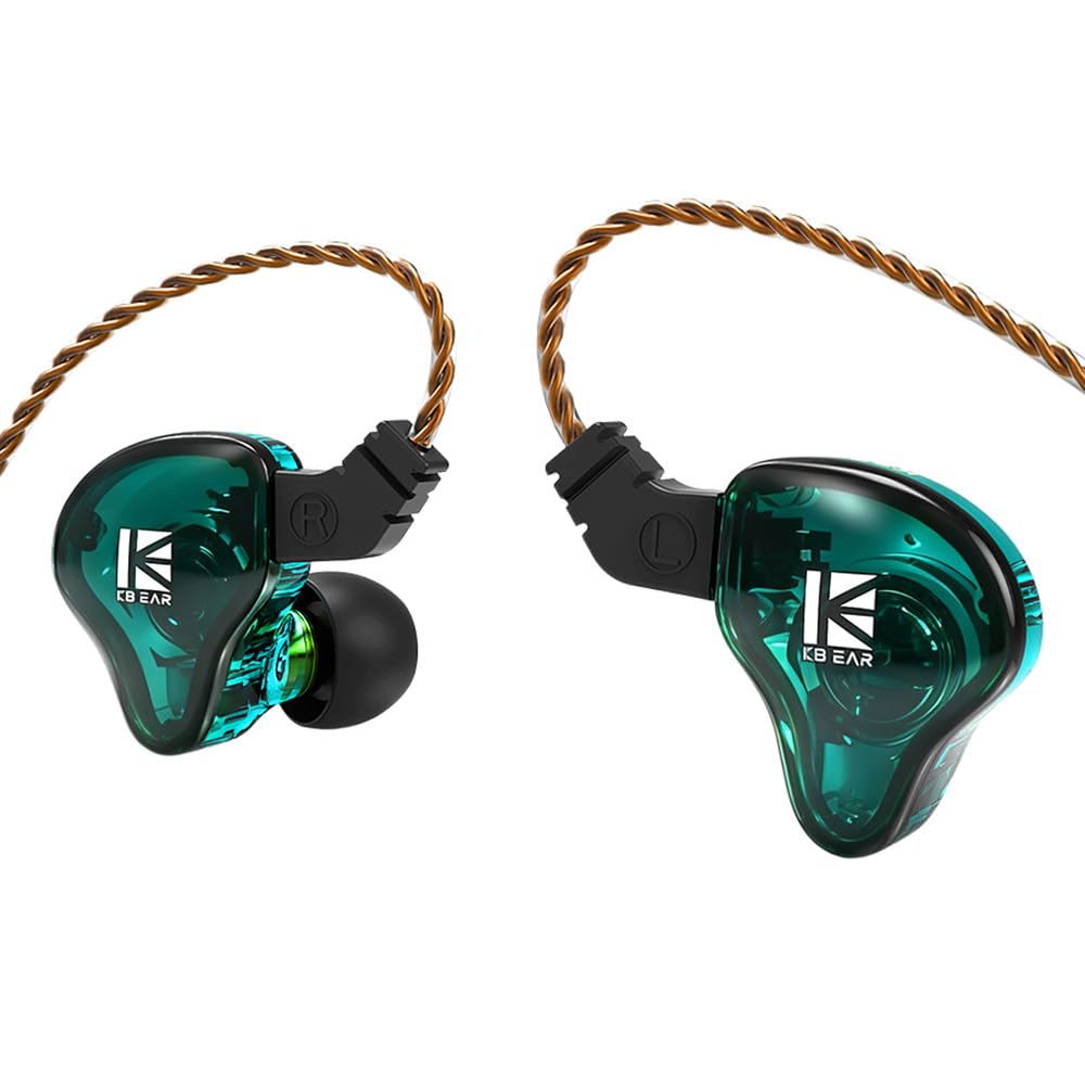 Amazon.com: KBEAR KS2 iem, in Ear Monitor Headphones Hybrid 1BA