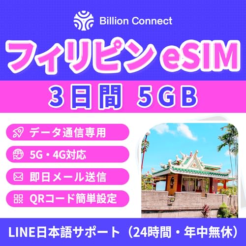 �y�t�B���s�� eSIM�z3����5GB�����f�[�^�bTikTok�EChatGPT�Ή��b5G/4G LTE�Ή��b�e�U�����O�\�b�������[���z�M�bLINE�J�X�^�}�[�T�|�[�g�Ή��bQR�R�[�h�ŊȒP�ݒ�b�t�B���s��eSIM�J�[�h (3����5GB)
