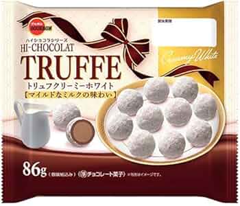 Amazon | ブルボン トリュフクリーミーホワイト 86g（個装紙込み） 12