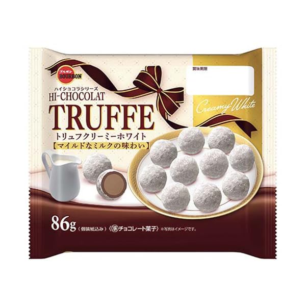 Amazon | ブルボン トリュフクリーミーホワイト 86g（個装紙込み） 12