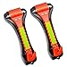GOOACC Car Hammer Seatbelt Cutter Auto Car Hammer Breaker Window Breaker Emergency Escape Tool Life Saving Survival Kit, 2 PCS