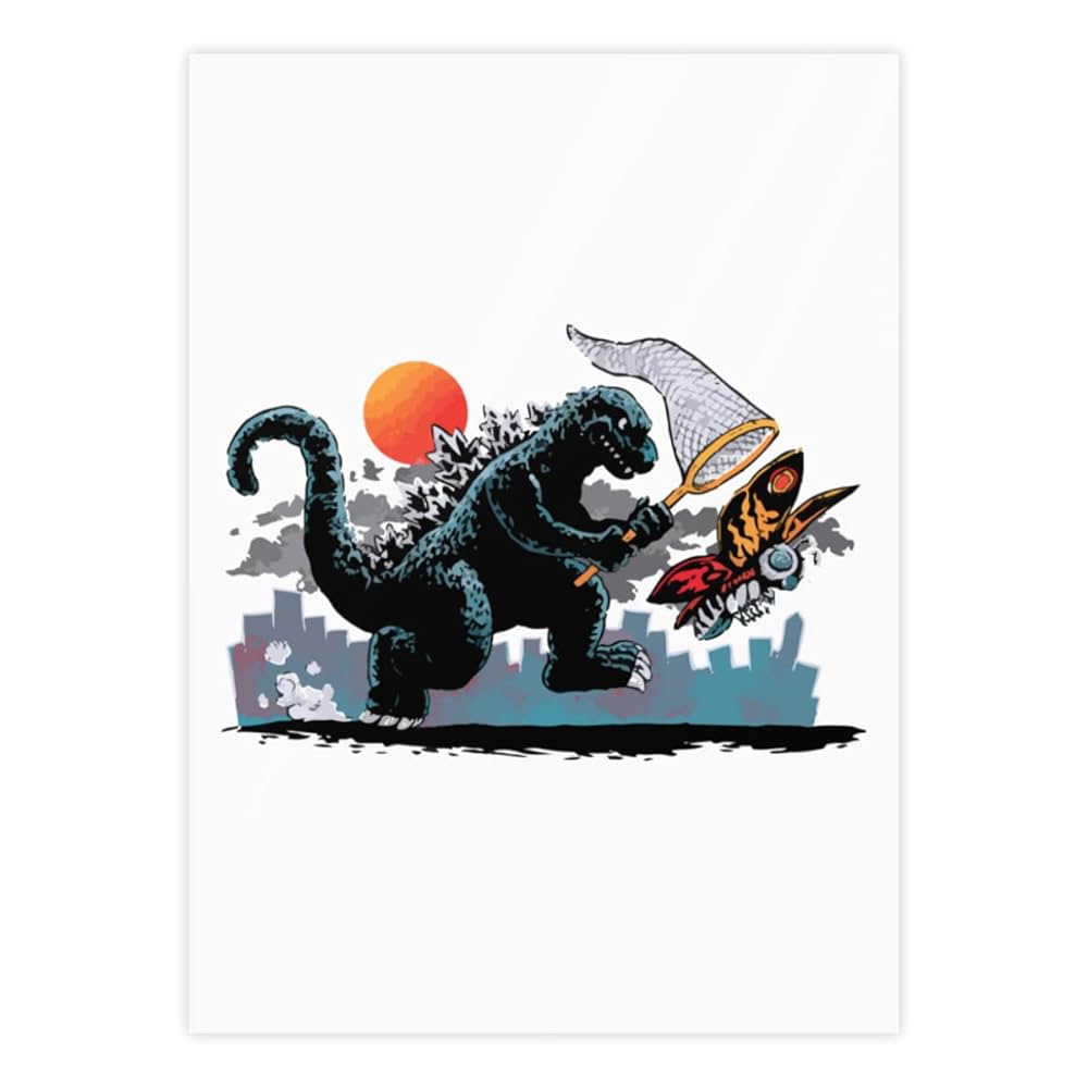 レア　未使用　ゴジラ　コースター　グッズ Amazon.co.jp: クリスタルステッカー ゴジラ 怪獣王 防水シール