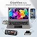 Portable Monitor with Keyboard,14inch 1080P FHD Lapdock Compatible with Raspberry Pi/Mini PC/Phone/PC/Game Console,CrowView Note Built-in Battery with RPi5 Adapter(Full TypeC & HDMI Cable Included)
