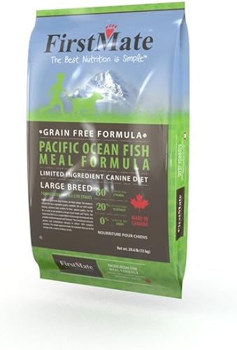 Firstmate Pet Foods - Peces del océano Pacífico para razas grandes, 28.6 libras