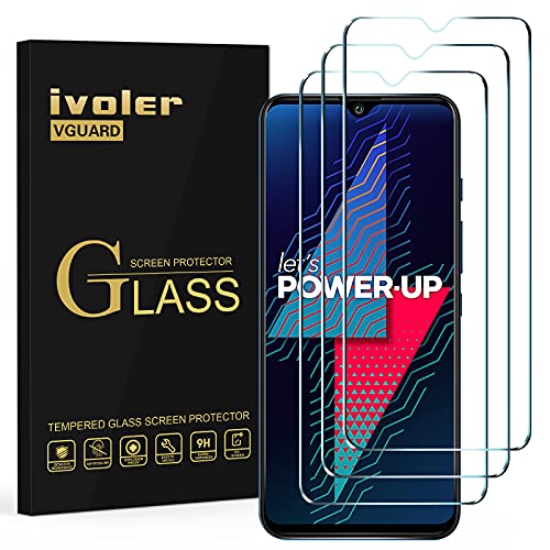 ivoler 3 Stücke Panzerglas Schutzfolie für Wiko Power U30 / U20 / U10, 9H Härte Panzerglasfolie, Anti-Kratzen Folie, Anti-Bläschen Displayschutzfolie, Kritall-Klar Hartglas
