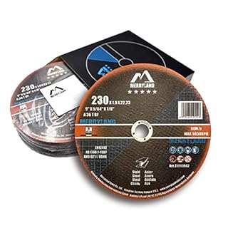 Merryland Dischi da Taglio 230 Ferro Metallo Acciaio per Smerigliatrice Angolare, 230 X 1,9 mm Disco Flessibili 25 Pezzi, Esperto-line E11111942