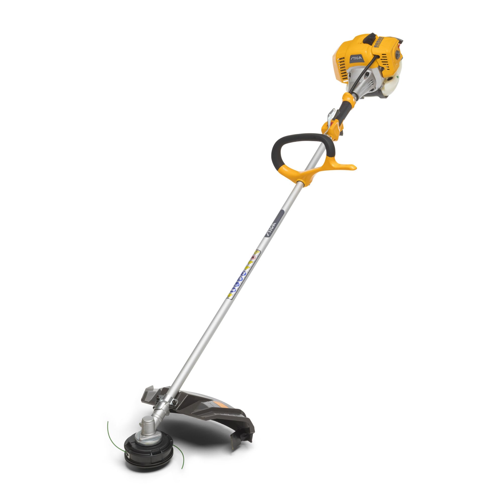 STIGA BC 535 Brushcutter, 32.6 cm³, 2-Stroke Engine, Cutting Width 43 cm, Tap & Go Head and 3-Tooth Blade Included