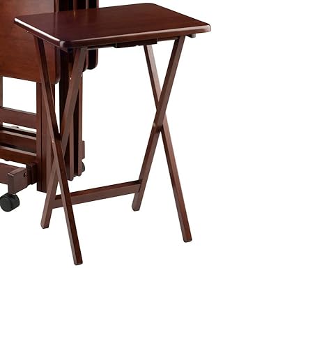Amazon.com: Winsome 6-Piece Snack Table, Walnut (94828) : Baby